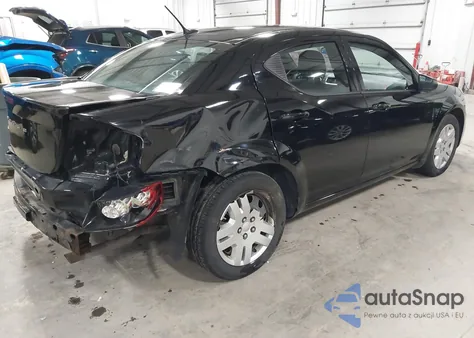 2013 Dodge Avenger Se from USA, damaged, VIN 1C3CDZAB1DN652614